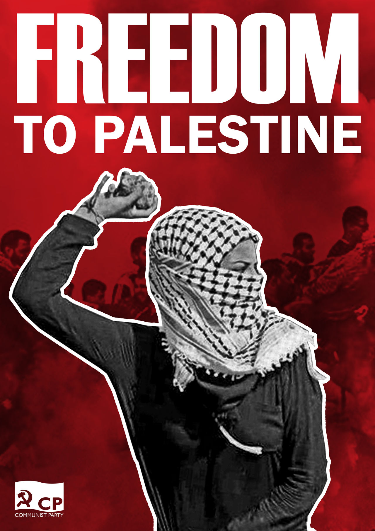 Free Palestine, stop the war, stop the genocide. Free Gaza, free the West Bank, end the occupation.