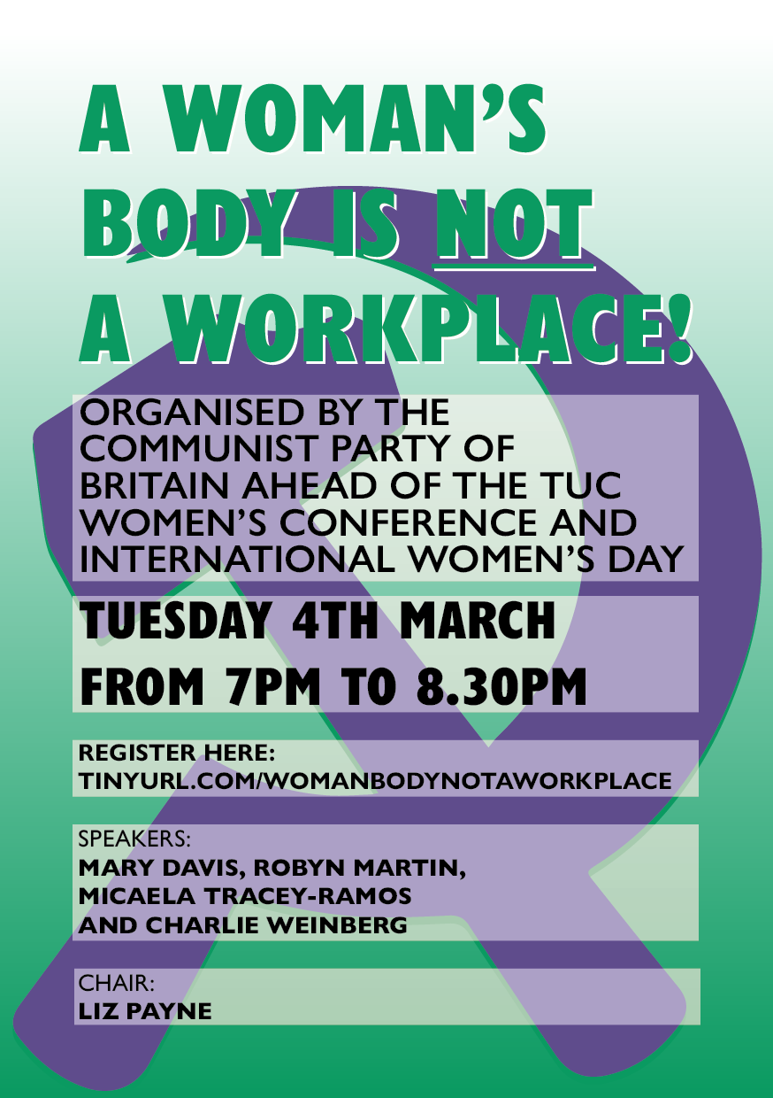 A Woman's Body is not a Workplace!