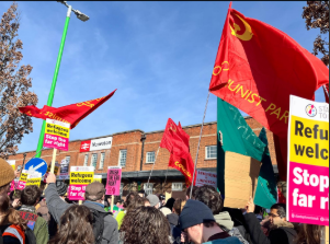 Communists tell fascists - You're not welcome here (or anywhere)