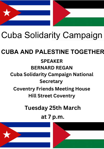 Cuba and Palestine Together